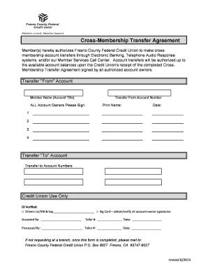 Cross-Membership Transfer Agreement