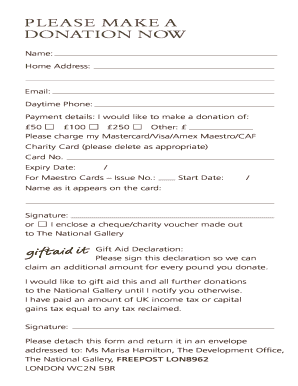 Donation Form