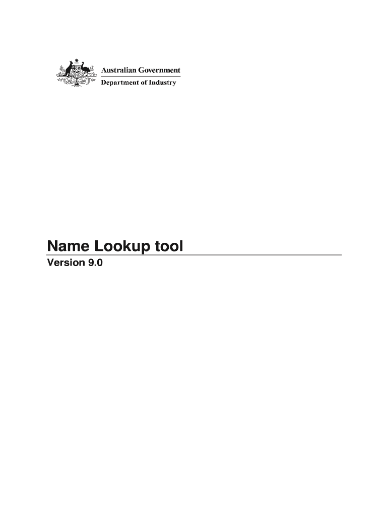 Fillable online abr business gov name lookup tool abrbusinessgovau 