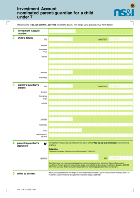 Investment Account Nomination Form