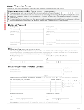 Asset Transfer Form