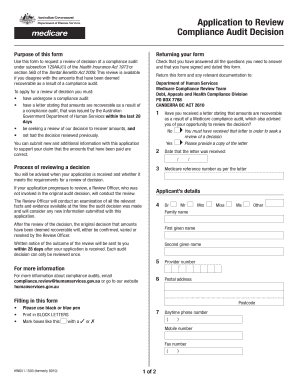 Application to Review Compliance Audit Decision