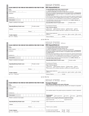 DVA Request/Referral Form