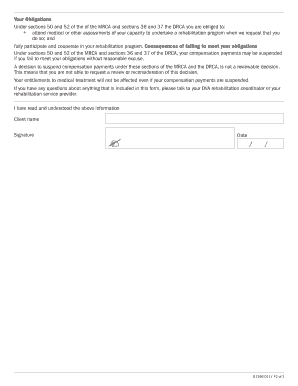 Australian Defence Rehabilitation Rights and Obligations