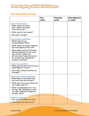 Car Ownership Survey