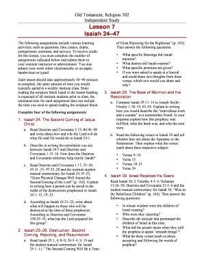 Religious Study Assignment