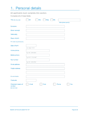 Seafarer Certificate Pre-Assessment Form