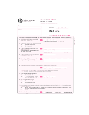 New Zealand Estate or Trust Income Tax Return