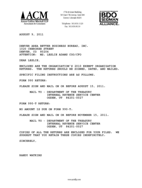 IRS Form 990 2010