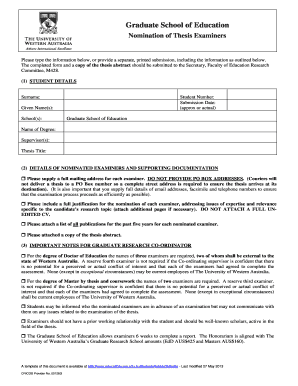 word thesis templates