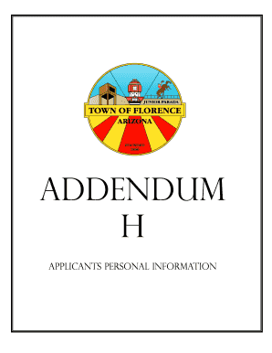 Special Event Permit Application Addendum