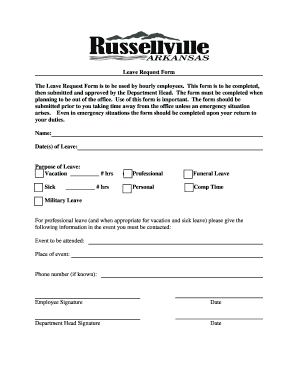 Leave Request Form