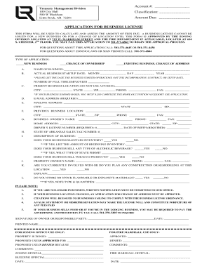 Arkansas Business License Application