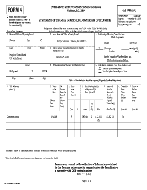 SEC Form 4 Statement of Changes in Beneficial Ownership
