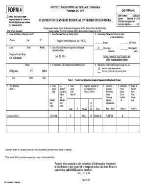 SEC Form 4 Statement of Changes in Beneficial Ownership