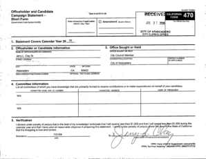 California FPPC Form 470
