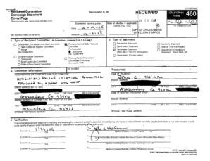 California FPPC Form 460