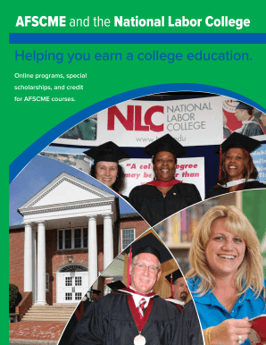 AFSCME Scholarship Application Form
