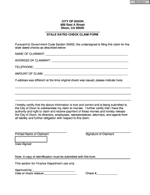 what are stale dated checks