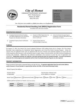 Home inspector check list - MODIFIED Residential Rental Property Registration 82714 - cityofhemet