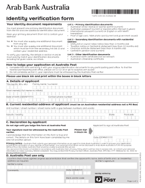 Identity Verification Form