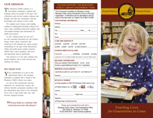 Monterey Public Library Donation Form