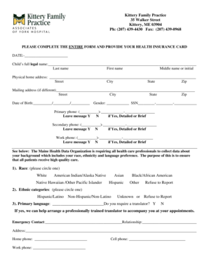Patient Registration Form