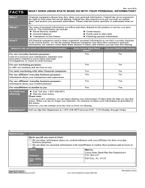 Union State Bank Privacy Notice