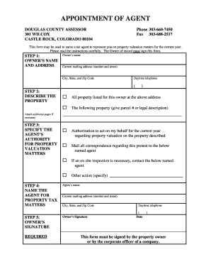 Douglas County Property Tax Agent Appointment