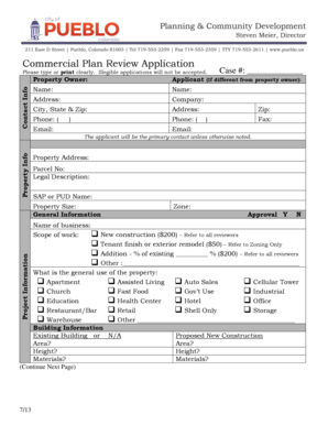 Commercial Plan Review Application