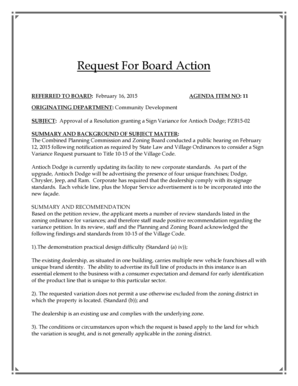 11a - Request For Board Action Antioch Dodge Signdoc - antioch il