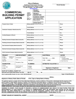 City of Deltona Permit Number Building and Enforcement