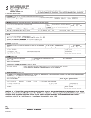 Health Insurance Claim Form