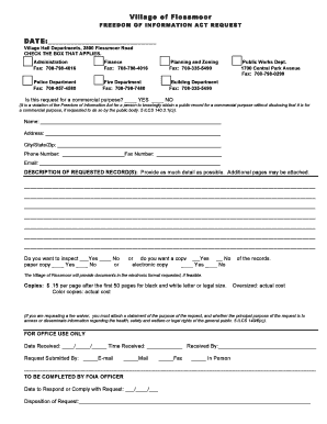 Freedom of Information Act Request