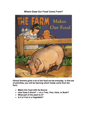 Where Does Our Food Come From