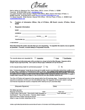 Illinois FOIA Request Form