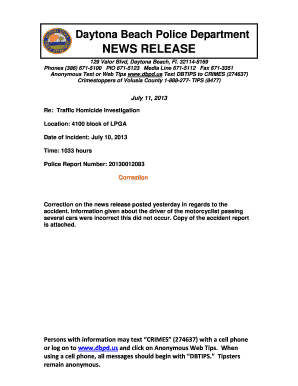 Florida Traffic Crash Report