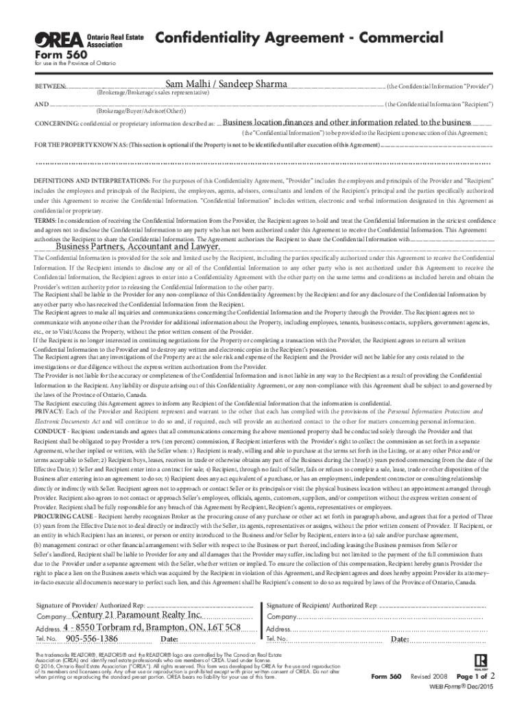 orea form 127 Preview on Page 1