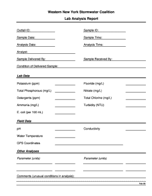 Lab Analysis Report