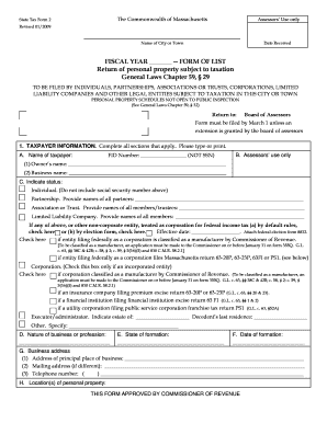 Massachusetts State Tax Form 2