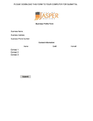 Business Profile Form