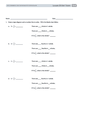 NYS Common Core Mathematics Worksheet