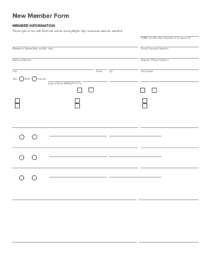 Texas Municipal Retirement System New Member Form