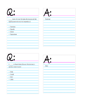 Financial Terms Quiz