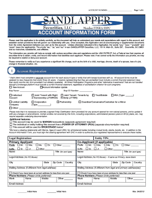 Account Information Form
