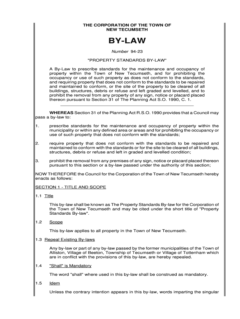 Fillable Online newtecumseth NEW TECUMSETH Fax Email Print pdfFiller