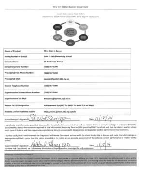 Diagnostic Self-Review Document