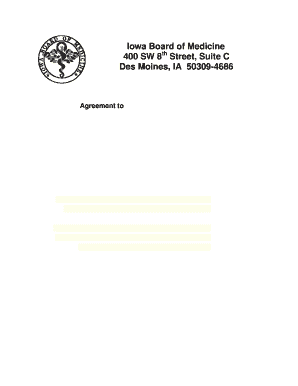 Iowa Physician Data List Agreement