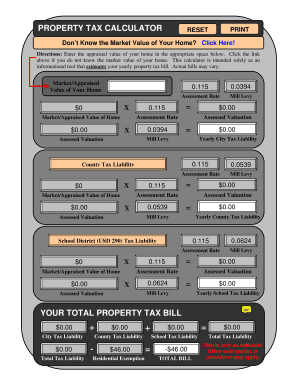 Property Tax Calculator