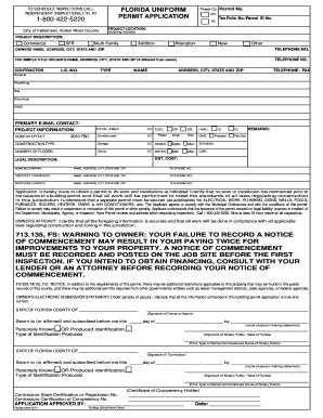 Payroll deduction template - Florida Uniform Permit Application0809 - City Of Fellsmere